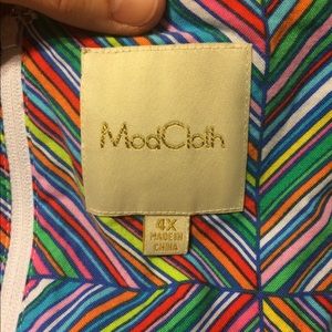 Adorable modcloth rainbow striped dress